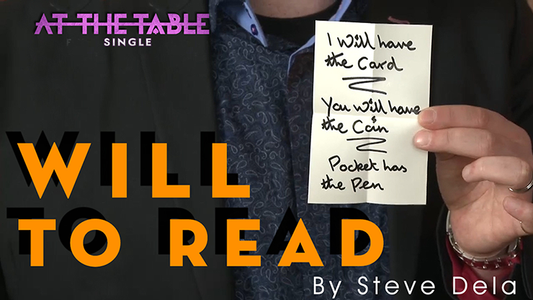 【Murphy's Magic DL】 『ウィル・トゥ・リード・ライト』 スティーブ・デラ / Will to Read Light by Steve Dela ATT Single video DOWNLOAD