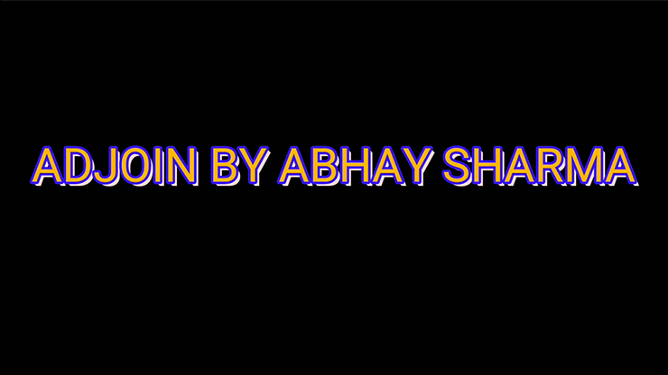 【Murphy's Magic DL】ADJOIN by Abhay Sharma video DOWNLOAD