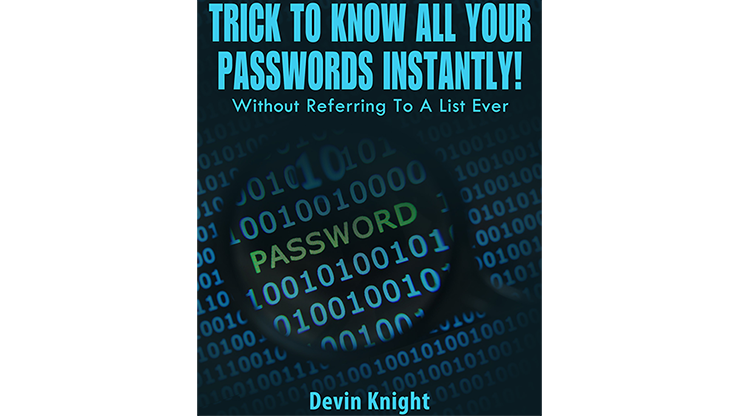 【Murphy's Magic DL】Trick To Know All Your Passwords Instantly! (Written for Magicians) by Devin Knight eBook DOWNLOAD