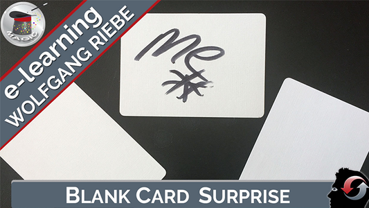 【Murphy's Magic DL】 『ブランクカードサプライズ』 ヴォルフガング・リーベ / Blank Card Surprise by Wolfgang Riebe video DOWNLOAD