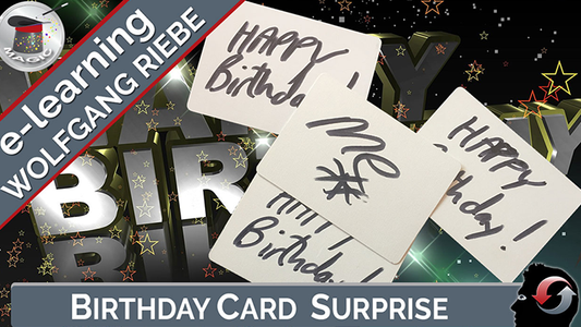 【Murphy's Magic DL】 『バースデーカードサプライズ』 ヴォルフガング・リーベ / Birthday Card Surprise by Wolfgang Riebe video DOWNLOAD