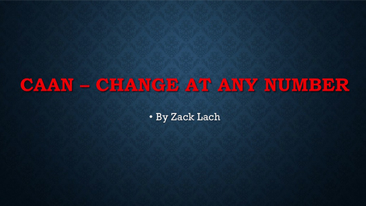 【Murphy's Magic DL】 『カーン・チェンジ・アット・エニー・ナンバー』 ザック・ラッハ / CAAN - Change At Any Number by Zack Lach video DOWNLOAD
