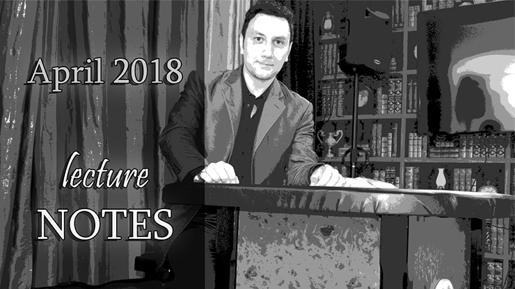 【Murphy's Magic DL】April 2018 Lecture Notes by Sandro Loporcaro (Amazo) video DOWNLOAD