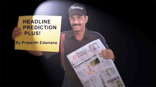 【Murphy's Magic DL】 『ヘッドライン・プレディクション・プラス』 プラサント・エダマナ / Headline Prediction Plus by Prasanth Edamana video DOWNLOAD
