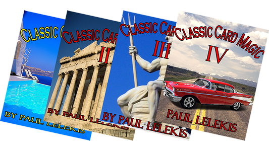 【Murphy's Magic DL】『ザ・トータルパッケージ』 ポール・A・レレキス / THE TOTAL PACKAGE by Paul A. Lelekis The Classics of Card Magic Volumes I, II, III, IV eBook DOWNLOAD