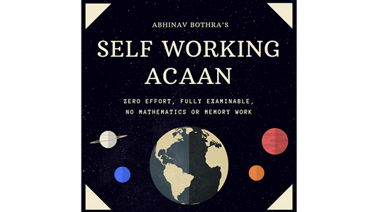 【Murphy's Magic DL】『セルフワーキング・エーシーエーエヌ』 アビナブ・ボトラ / Self-Working ACAAN by Abhinav Bothra Mixed Media DOWNLOAD