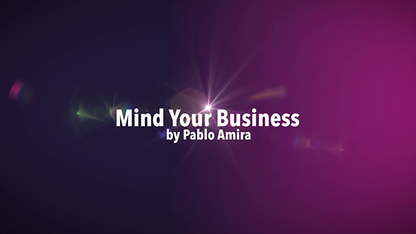 【Murphy's Magic DL】Mind Your Business Project by Pablo Amira video DOWNLOAD
