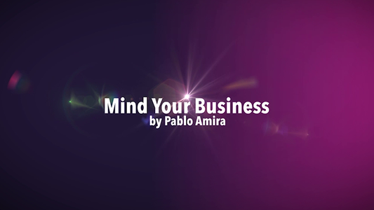 【Murphy's Magic DL】 『マインド・ユア・ビジネス・プロジェクト』 パブロ・アミラ / Mind Your Business Project by Pablo Amira video DOWNLOAD