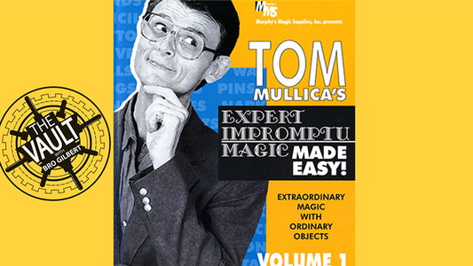 【Murphy's Magic DL】 『ザ・ボールト トム・マリカ エキスパート インプロンプトゥ マジック ボリューム1 ビデオ ダウンロード』 マーフィーズ・マジック / The Vault - Tom Mullica Expert Impromptu Magic Volume 1 video DOWNLOAD
