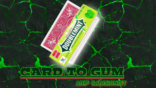 【Murphy's Magic DL】 『カード・トゥ・ガム』 アリフ / Card To Gum by Arif illusionist video DOWNLOAD