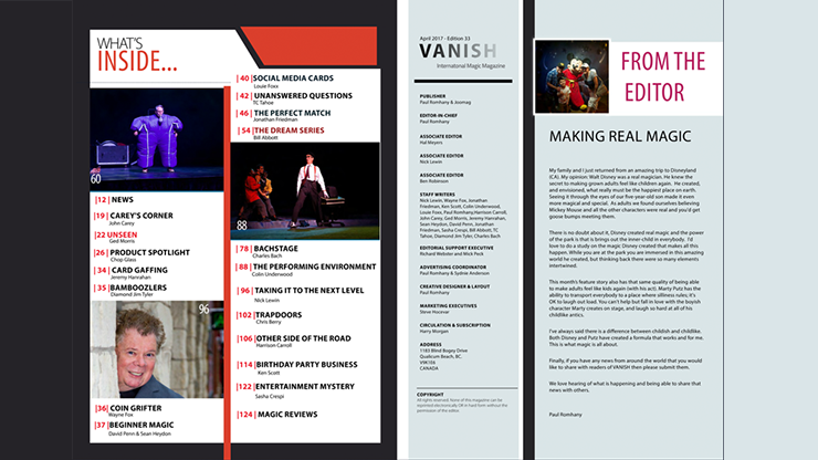 【Murphy's Magic DL】 『バニッシュマガジン33』 マーフィーズマジック / Vanish Magazing #33 eBook DOWNLOAD