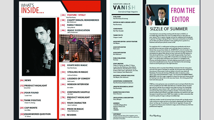 【Murphy's Magic DL】 『バニッシュマガジン49』 マーフィーズマジック / Vanish Magazine #49 eBook DOWNLOAD