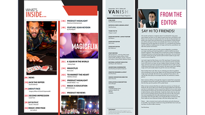 【Murphy's Magic DL】 『バニッシュマガジン62』 マーフィーズマジック / Vanish Magazine #62 eBook DOWNLOAD