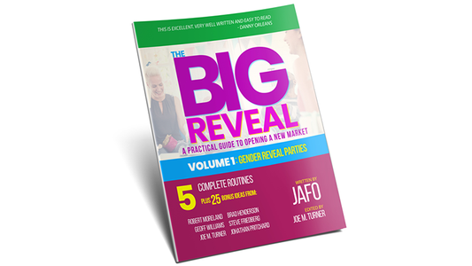 【Murphy's Magic DL】 『ビッグリビール』 ジャフォ / The Big Reveal: A Practical Guide to Opening a New Market Volume 1 - Gender Reveal Parties by Jafo eBook DOWNLOAD