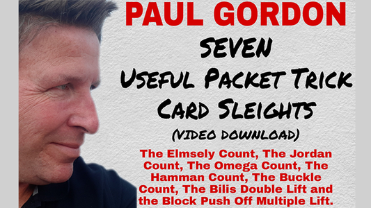 【Murphy's Magic DL】 『セブンユースフルパケットトリックカードスライト』 ポール・ゴードン / Seven Useful Packet Trick Card Sleights by Paul Gordon video DOWNLOAD