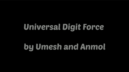 【Murphy's Magic DL】 『ユニバーサルデジタルフォース』 ウメシュ / Universal Digital Force by Umesh video DOWNLOAD
