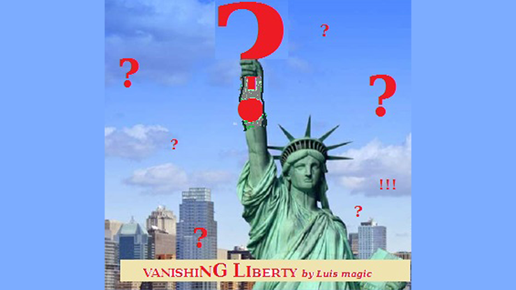 【Murphy's Magic DL】『バニッシングリバティ』 ルイス / VANISHING LIBERTY by Luis magic mixed media DOWNLOAD