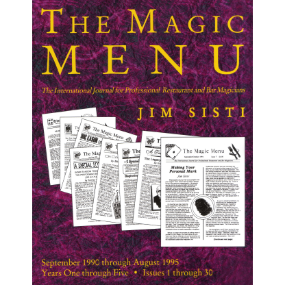 【Murphy's Magic DL】 『マジックメニュー』 マーフィーズ・マジック / Magic Menu: Years 1 through 5 eBook DOWNLOAD