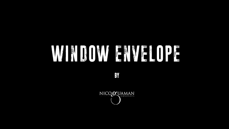 【Murphy's Magic DL】『ウィンドウエンベロープ』 ニコ・グアマン / Window Envelope by Nico Guaman mixed media DOWNLOAD
