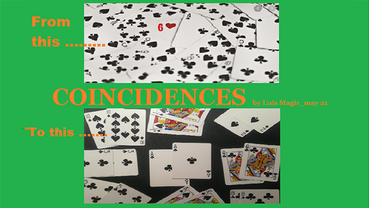 【Murphy's Magic DL】 『コインシデンシズ』 ルイス・マジック / Coincidences by Luis Magic video DOWNLOAD