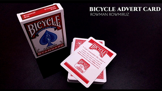 【Murphy's Magic DL】 『バイシクル・アドバート・カード』 ロウマン・ロウミルズ / Bicycle Advert Card by Rowman Rowmiruz video DOWNLOAD