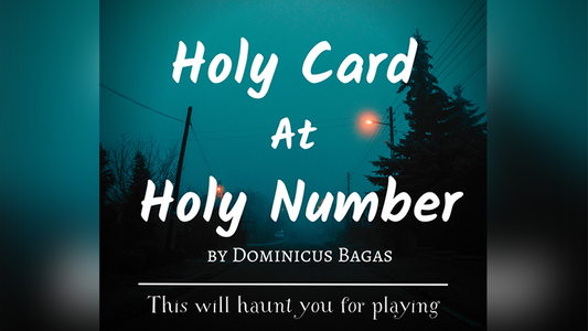 【Murphy's Magic DL】 『ホーリーカードアットホーリーナンバー』 ドミニクス・バガス / Holy Card at Holy Number by Dominicus Bagas video DOWNLOAD