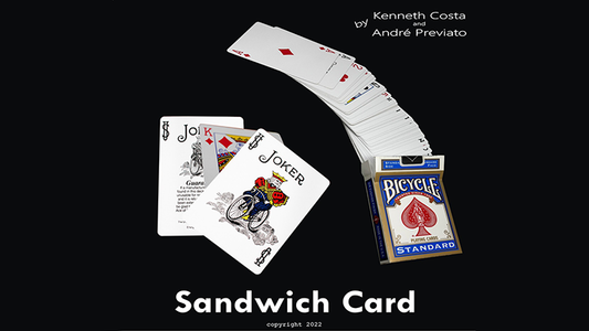【Murphy's Magic DL】 『サンドイッチカード』 ケネス・コスタ・アンドレ・プレビアート / Sandwich Card By Kenneth Costa & Andr? Previato video DOWNLOAD