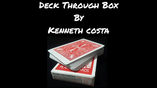 【Murphy's Magic DL】 『デック・スルー・ボックス』 ケネス・コスタ / Deck Through Box by Kenneth Costa video DOWNLOAD