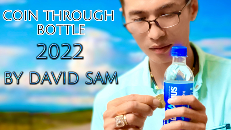 【Murphy's Magic DL】Coin Through Bottle 2022 by David Sam video DOWNLOAD