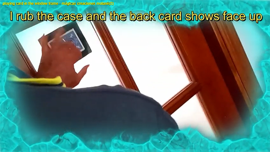 【Murphy's Magic DL】 『プレイングカードインザウィンドウフレーム』 サルバドール・モラーノ / Playing Card in the Window Frame by Salvador Molano video DOWNLOAD