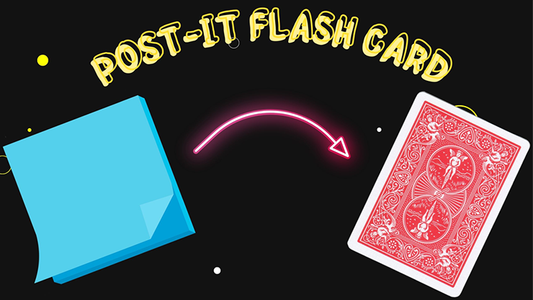 【Murphy's Magic DL】 『ポストイットフラッシュカード』 アンソニー・バスケス / Post-it Flash Card by Anthony Vasquez video DOWNLOAD