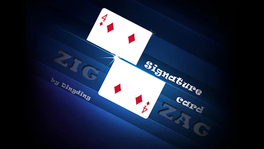 【Murphy's Magic DL】 『シグネチャーカードジグザグ』 ディンディン / Signature Card Zig Zag by Dingding video DOWNLOAD