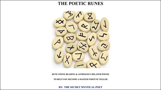 【Murphy's Magic DL】THE POETIC RUNES RUNE STONE READING & ASTROLOGY RELATED POEMSTO HELP YOU BECOME A MASTER FORTUNE TELLER by The Secret Mystical Poet & Jonathan Royle - eBook DOWNLOAD