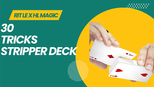 【Murphy's Magic DL】 『30トリックスストリッパーデック』 リット・ル・エックス・エイチ・エル・マジック / 30 TRICKS STRIPPER DECK by RIT LE X HL MAGIC video DOWNLOAD