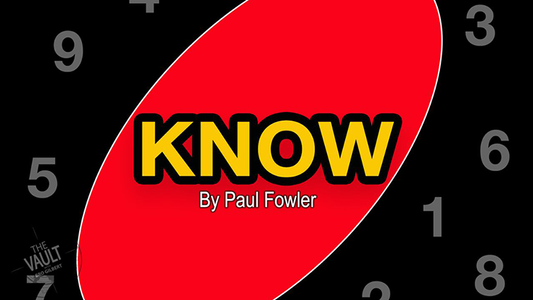 【Murphy's Magic DL】 『ザ・ボールト・ノウ』 ポール・ファウラー / The Vault - Know by Paul Fowler video DOWNLOAD