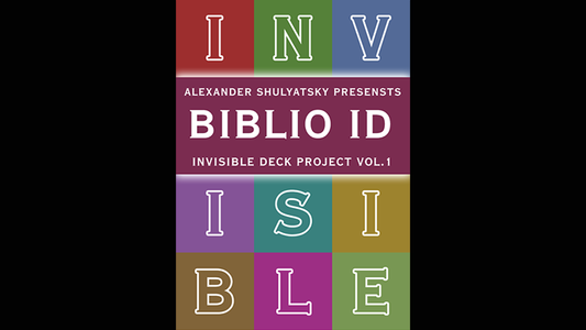 【Murphy's Magic DL】 『ビブリオID』 アレクサンダー・シュリャツキー / Biblio ID (1.0) by Alexander Shulyatsky eBook DOWNLOAD