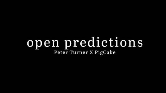 【Murphy's Magic DL】 『オープン・プレディクション』 ピーター・ターナー / Open Prediction by Peter Turner X Pigcake video DOWNLOAD