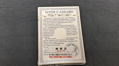 【中古：状態S】Bee Casino Hotel Cards-CAESARS PALACE-