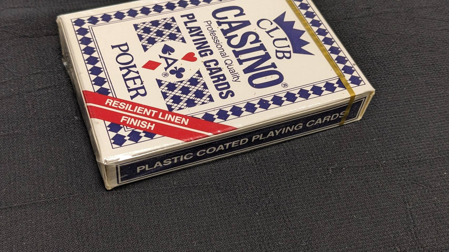 【USED：状態S】CLUB CASINO PLAYNG CARDS（青）