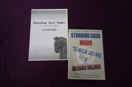 【中古：状態A】Stunning Card Magic by Aldo Colombini