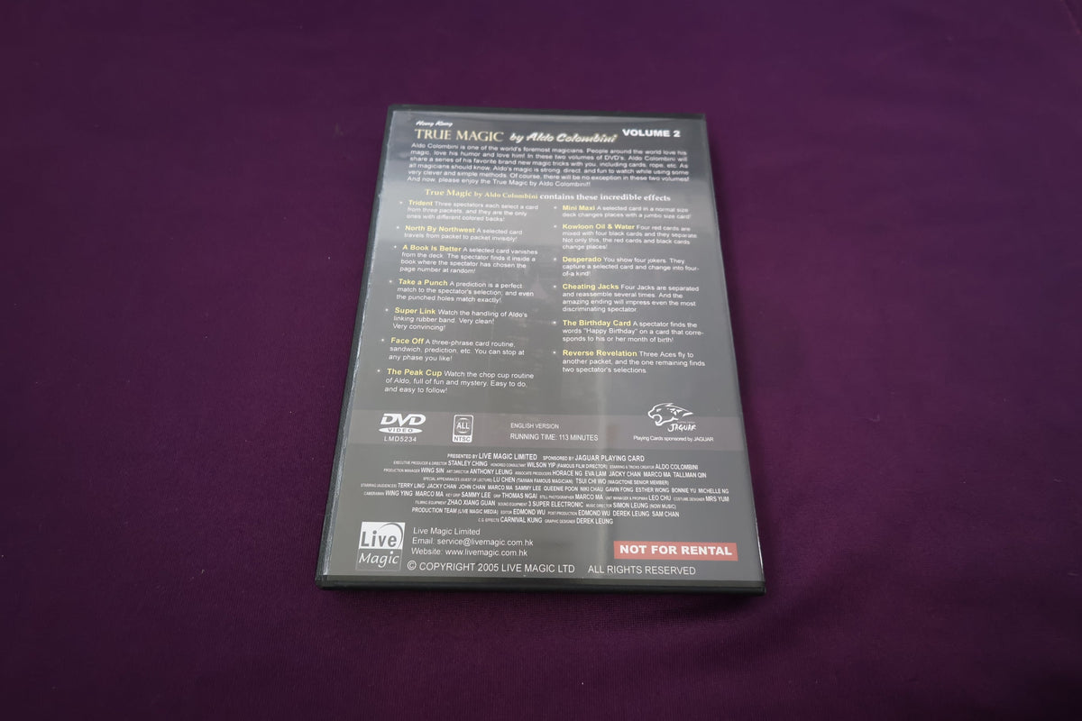 【中古：状態A】TRUE MAGIC by Aldo Colombini VOLUME2
