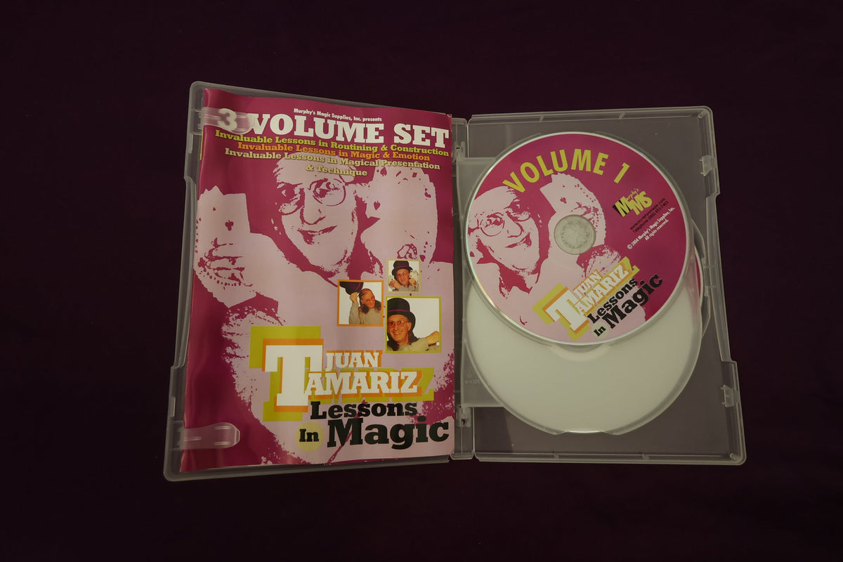 【中古：状態A】JUAN TAMARIZ LESSONS IN MAGIC 3 VOLUME SET