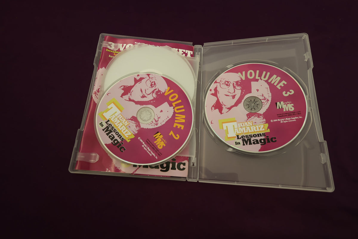 【中古：状態A】JUAN TAMARIZ LESSONS IN MAGIC 3 VOLUME SET