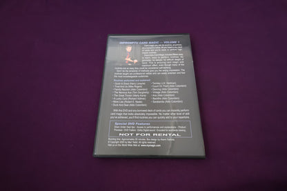 【中古：状態A】IMPROMPTU CARD MAGIC by Aldo Colombini 1