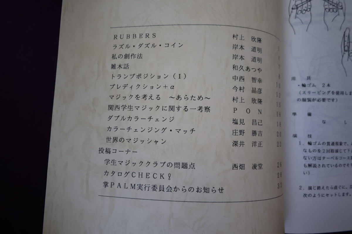 【中古：状態B】掌Palm　No5