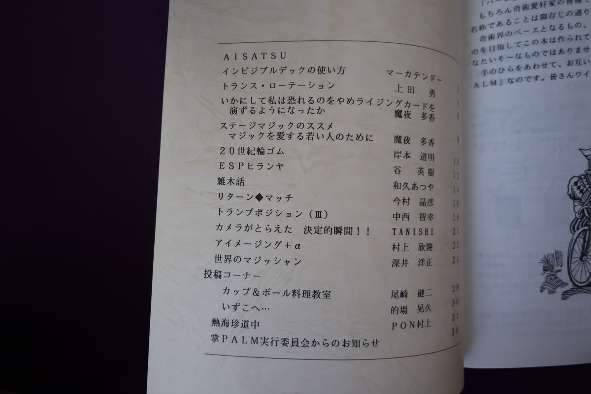 【中古：状態B】掌Palm　No7