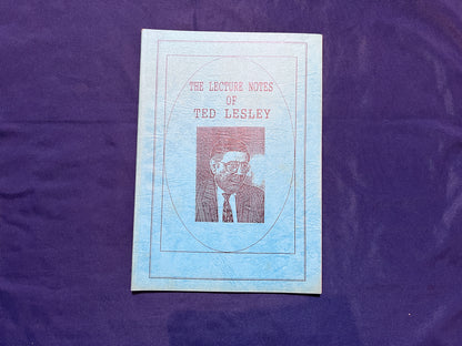 【中古：状態B】THE LECTURE NOTES OF TED LESLEY