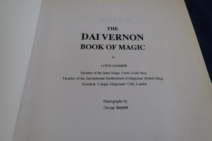 【中古：状態A】THE DAI VERNON BOOK OF MAGIC（洋書）