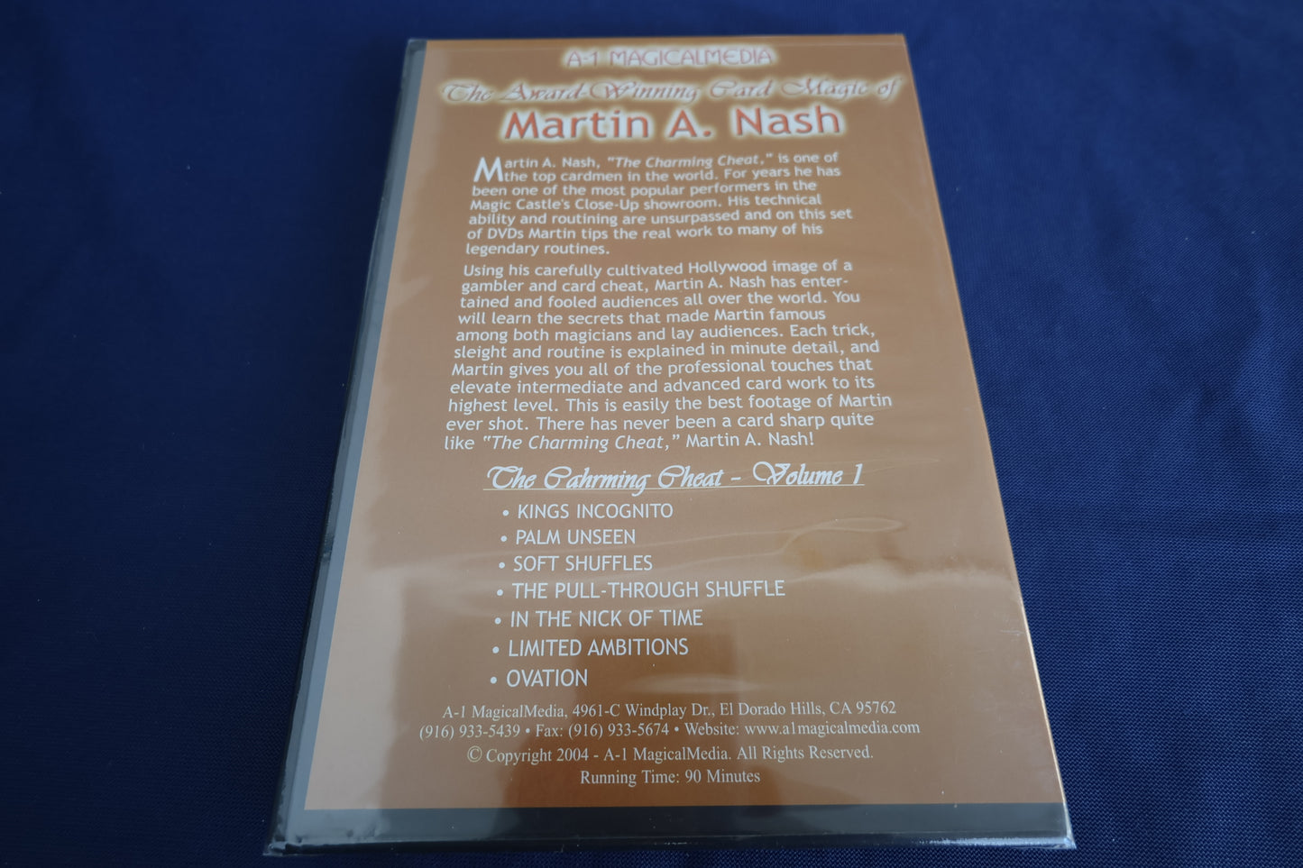 【中古：状態S】The Award-Winning Card Magic of Martin A. Nash 1