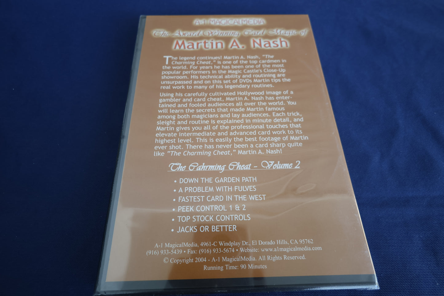 【中古：状態S】The Award-Winning Card Magic of Martin A. Nash 2